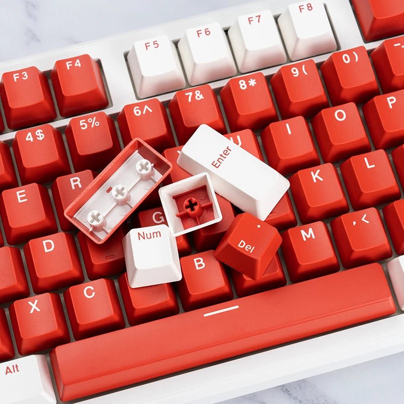 104 Pcs Keycaps Set | Oem Two - Color Style For 61/87/104 Layouts | Cherry MX Switches Compatability | - Krazed Gaming