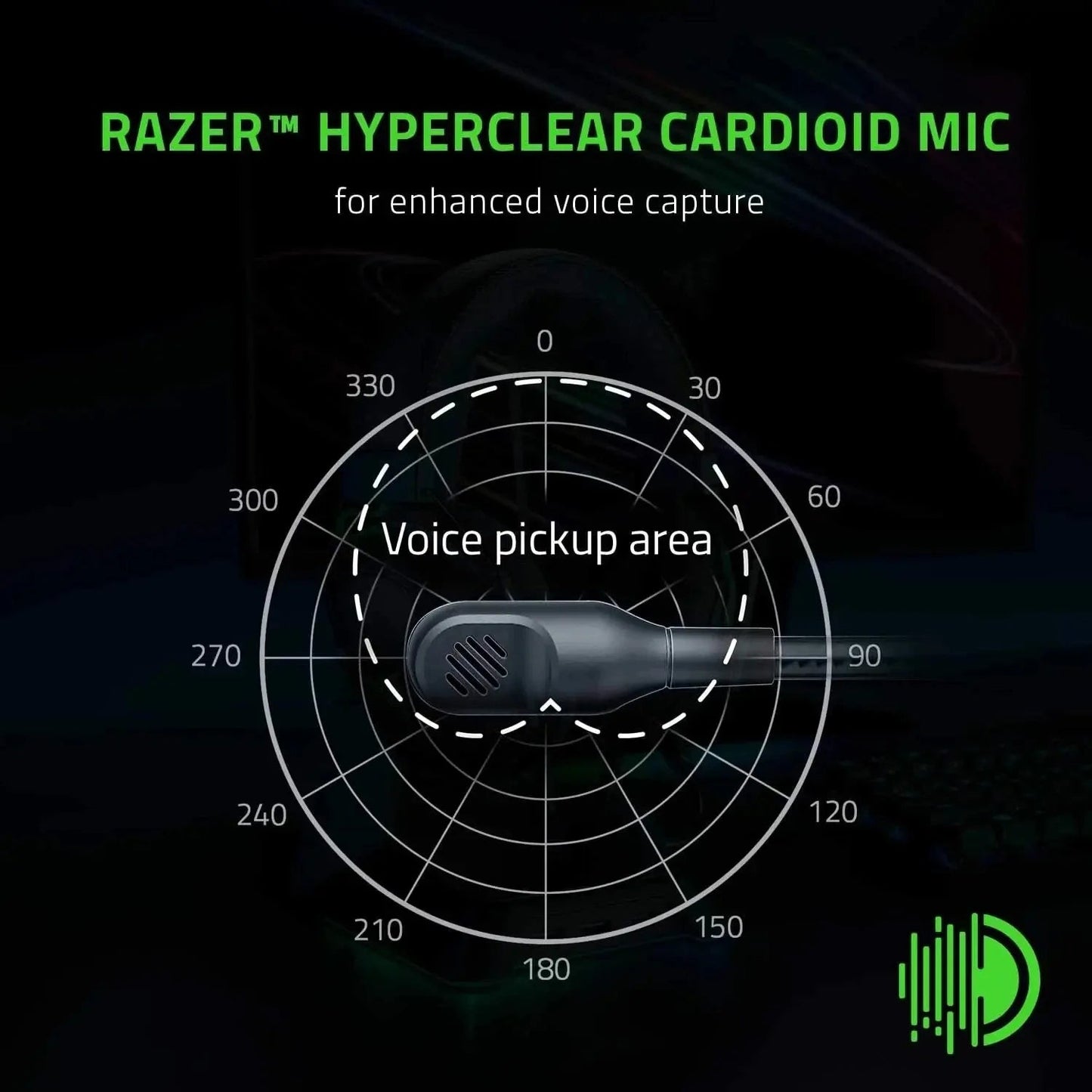 Authentic Razer BlackShark V2X Wired Esports Headset w/ Advanced Passive Noise Cancellation, 7.1 Surround Sound, Hyperclear Cardioid Mic - Krazed Gaming