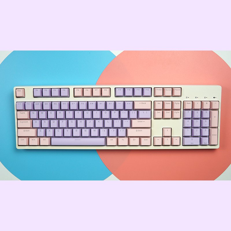 Best Budget Keycaps - 108 Keys ABS Colored Keycaps OEM Profile - Krazed Gaming