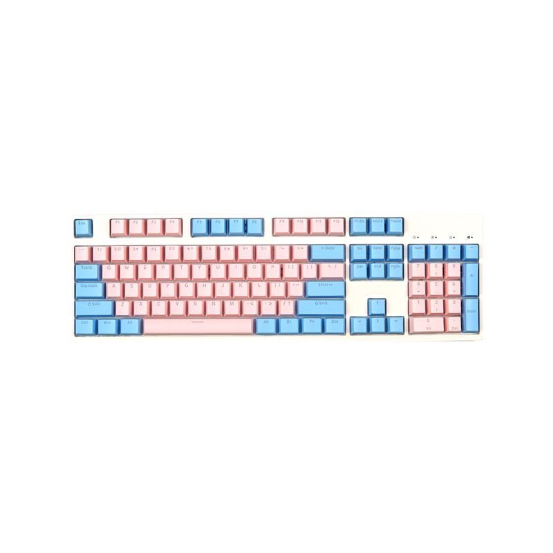 Best Budget Keycaps - 108 Keys ABS Colored Keycaps OEM Profile - Krazed Gaming