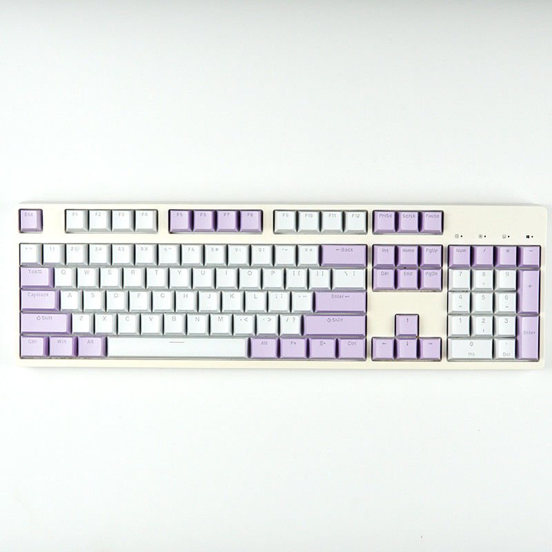 Best Budget Keycaps - 108 Keys ABS Colored Keycaps OEM Profile - Krazed Gaming