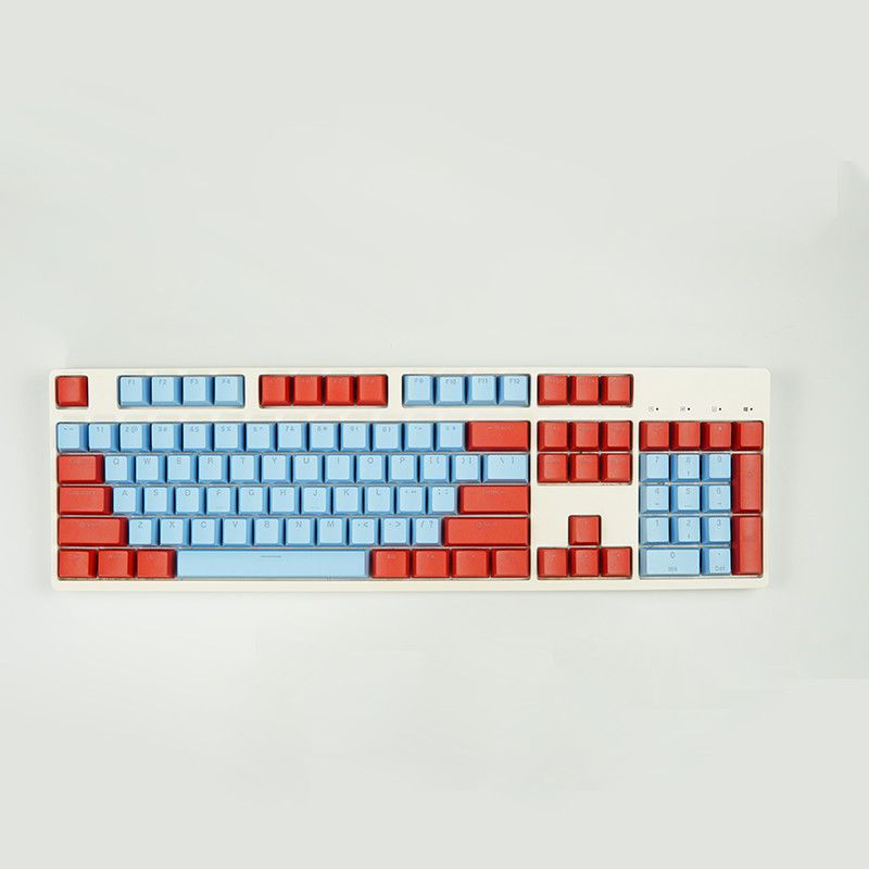 Best Budget Keycaps - 108 Keys ABS Colored Keycaps OEM Profile - Krazed Gaming