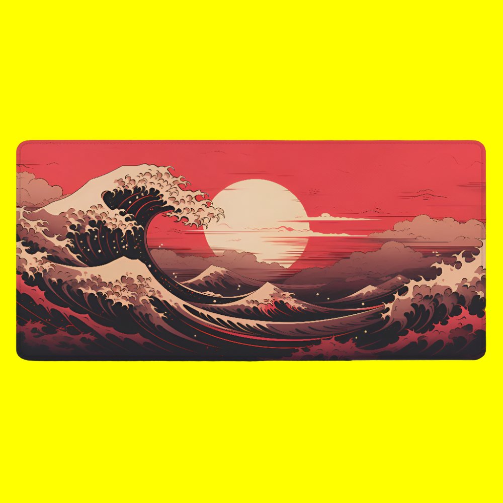 Bloody Ocean Wave Budget Cloth Pad - Krazed Gaming