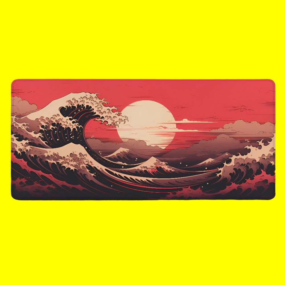 Bloody Ocean Wave Budget Cloth Pad - Krazed Gaming