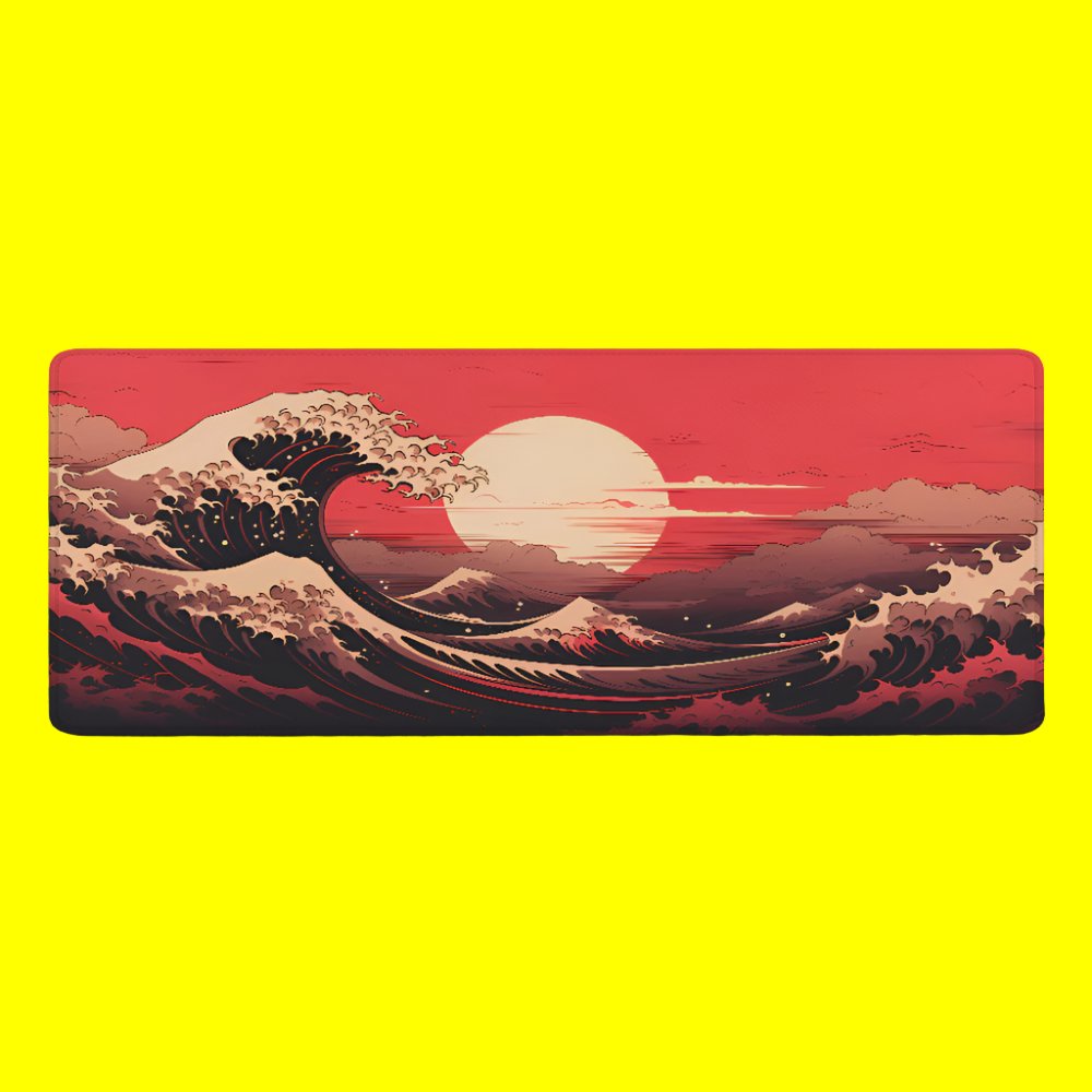 Bloody Ocean Wave Budget Cloth Pad - Krazed Gaming