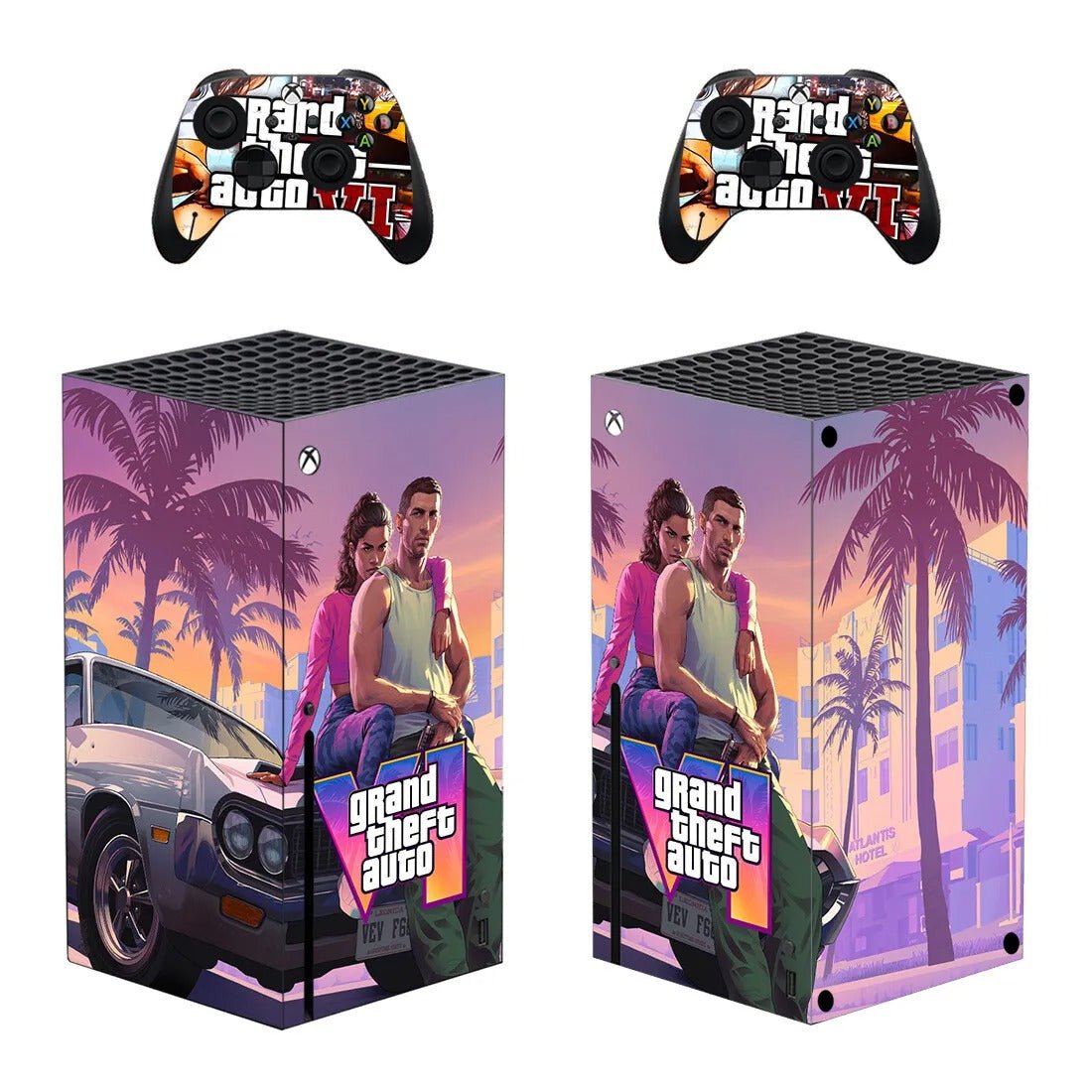 GTA Themed Sticker/Decal Cover for Xbox Series X (w/ Many Styles) - Krazed Gaming