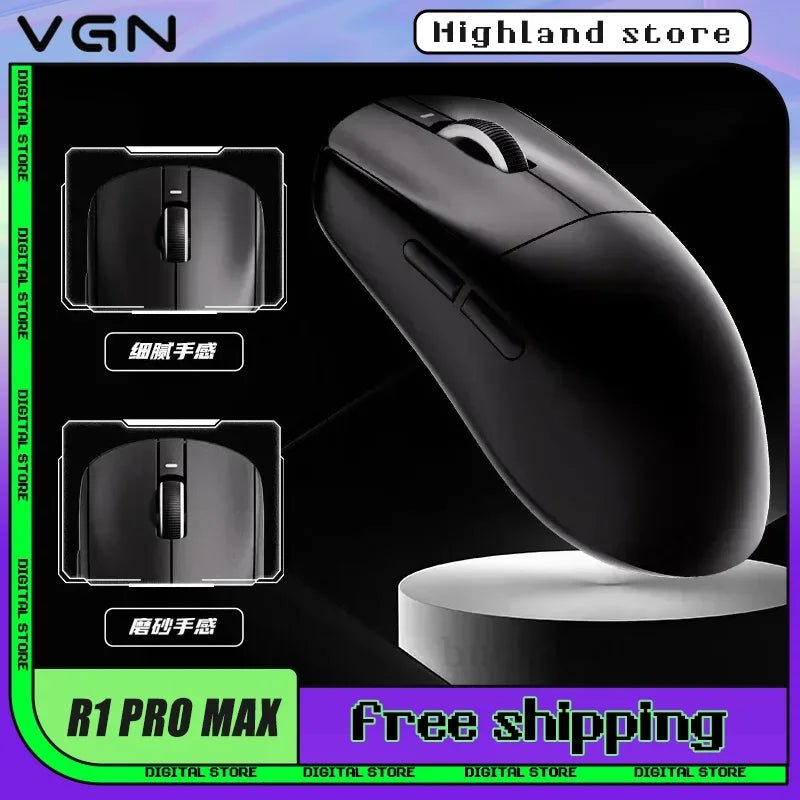 VGN VXE Dragonfly R1 Pro Max Wireless Gaming Mouse R1 SE | Light - Weight Mouse w/ PAW3395 Sensor - Krazed Gaming