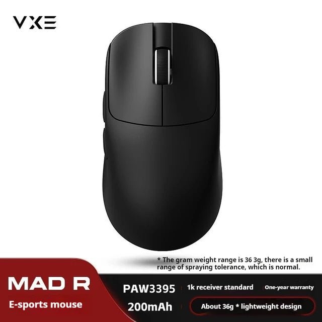 VGN VXE MAD R/ MAD R MAJOR Wireless Mouse | PAW3950 Sensor 8K/ 1K - Krazed Gaming