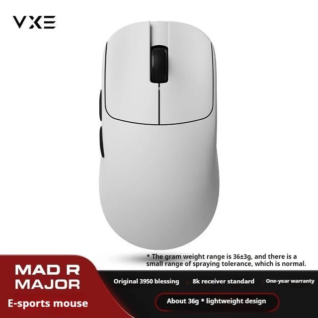 VGN VXE MAD R/ MAD R MAJOR Wireless Mouse | PAW3950 Sensor 8K/ 1K - Krazed Gaming